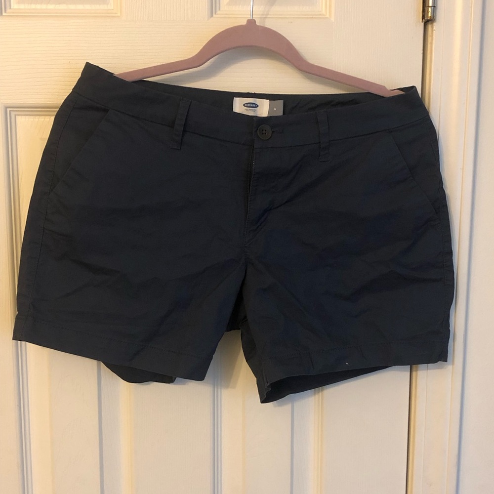 Sz 4 old navy dark blue dress shorts